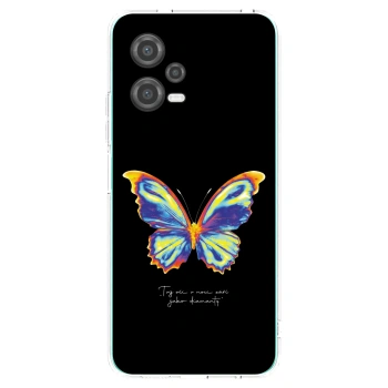 Picasee silikonowe przeźroczyste etui na Xiaomi Poco X5 - Diamanty Black