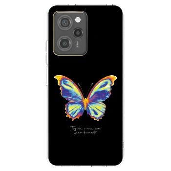Picasee silikonowe przeźroczyste etui na Xiaomi Poco X5 Pro - Diamanty Black