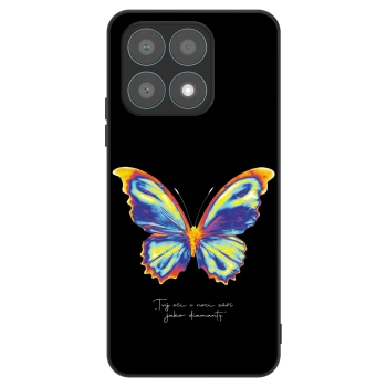 Etui na Honor X8a - Diamanty Black