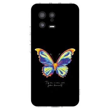 Picasee silikonowe przeźroczyste etui na Xiaomi 13 - Diamanty Black