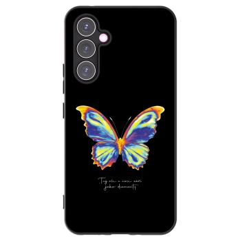 Picasee silikonowe czarne etui na Samsung Galaxy A54 5G A546B - Diamanty Black