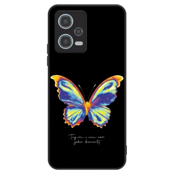 Etui na Xiaomi Redmi Note 12 5G - Diamanty Black