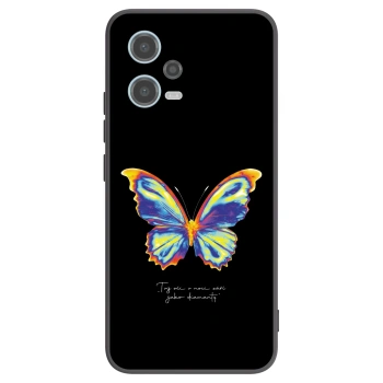 Picasee silikonowe czarne etui na Xiaomi Redmi Note 12 5G - Diamanty Black