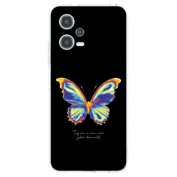 Picasee silikonowe przeźroczyste etui na Xiaomi Redmi Note 12 5G - Diamanty Black