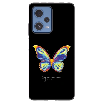 Picasee silikonowe czarne etui na Xiaomi Redmi Note 12 Pro 5G - Diamanty Black