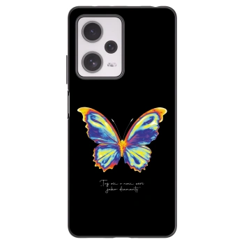 Picasee silikonowe czarne etui na Xiaomi Redmi Note 12 Pro+ 5G - Diamanty Black