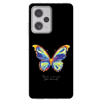 Picasee silikonowe przeźroczyste etui na Xiaomi Redmi Note 12 Pro+ 5G - Diamanty Black