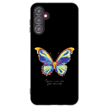 Picasee silikonowe czarne etui na Samsung Galaxy A14 4G A145R - Diamanty Black