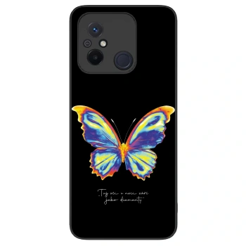 Etui na Xiaomi Redmi 12C - Diamanty Black