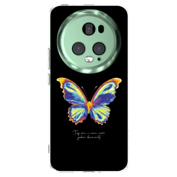 Picasee silikonowe przeźroczyste etui na Honor Magic5 Pro - Diamanty Black
