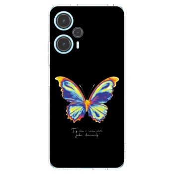 Picasee silikonowe przeźroczyste etui na Xiaomi Poco F5 - Diamanty Black