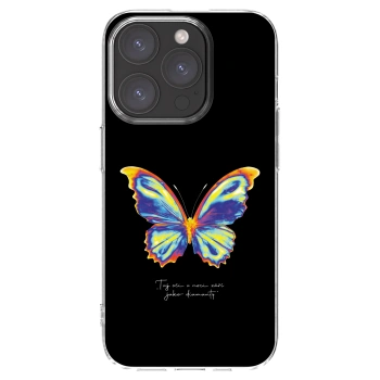 Picasee silikonowe przeźroczyste etui na Apple iPhone 15 Pro - Diamanty Black