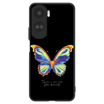 Etui na Honor 90 Lite 5G - Diamanty Black