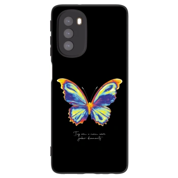 Etui na Motorola Moto G51 - Diamanty Black