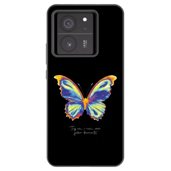 Picasee silikonowe czarne etui na Xiaomi 13T Pro - Diamanty Black