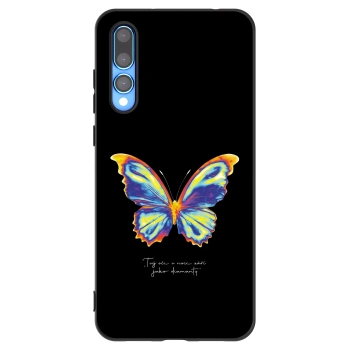 Picasee silikonowe czarne etui na Huawei P20 Pro - Diamanty Black