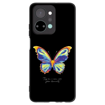 Picasee silikonowe czarne etui na Honor X7a - Diamanty Black
