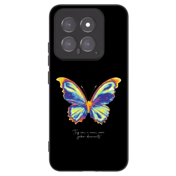 Picasee silikonowe czarne etui na Xiaomi 14 - Diamanty Black