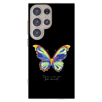 Picasee silikonowe przeźroczyste etui na Samsung Galaxy S24 Ultra S928B 5G - Diamanty Black