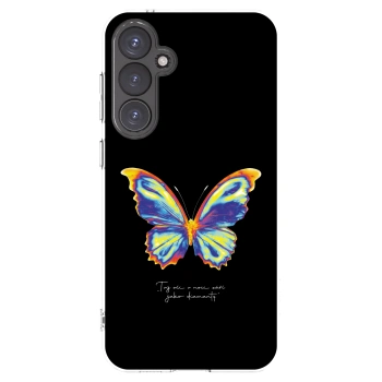 Picasee silikonowe przeźroczyste etui na Samsung Galaxy S23 FE S711B - Diamanty Black