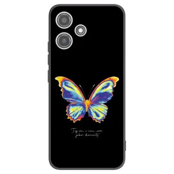 Picasee silikonowe czarne etui na Xiaomi Redmi 12 5G - Diamanty Black
