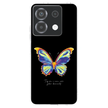 Picasee silikonowe przeźroczyste etui na Xiaomi Poco X6 - Diamanty Black