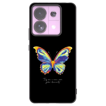 Picasee silikonowe czarne etui na Xiaomi Redmi Note 13 Pro 5G - Diamanty Black
