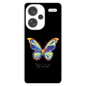 Picasee silikonowe przeźroczyste etui na Xiaomi Redmi Note 13 Pro+ 5G - Diamanty Black