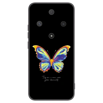Picasee silikonowe czarne etui na Honor Magic6 Lite 5G - Diamanty Black