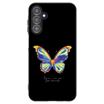 Picasee silikonowe czarne etui na Samsung Galaxy A15 A156B 5G - Diamanty Black