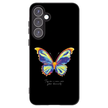 Picasee silikonowe czarne etui na Samsung Galaxy A55 5G A556B - Diamanty Black