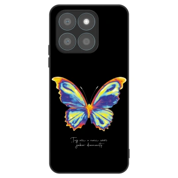 Etui na Honor X8b - Diamanty Black