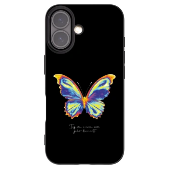 Picasee silikonowe czarne etui na Apple iPhone 16 - Diamanty Black