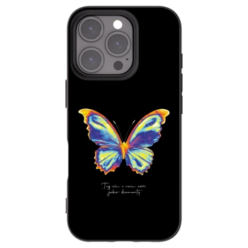 Picasee silikonowe czarne etui na Apple iPhone 16 Pro - Diamanty Black