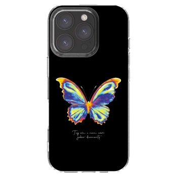 Picasee silikonowe przeźroczyste etui na Apple iPhone 16 Pro - Diamanty Black
