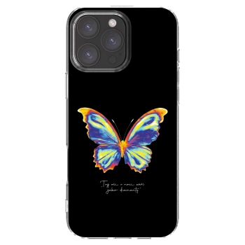 Picasee silikonowe przeźroczyste etui na Apple iPhone 16 Pro Max - Diamanty Black