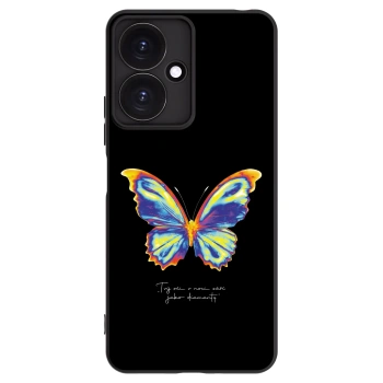 Picasee silikonowe czarne etui na Xiaomi Redmi 13C 5G - Diamanty Black