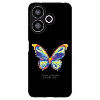 Picasee silikonowe czarne etui na Xiaomi Redmi 13 4G - Diamanty Black