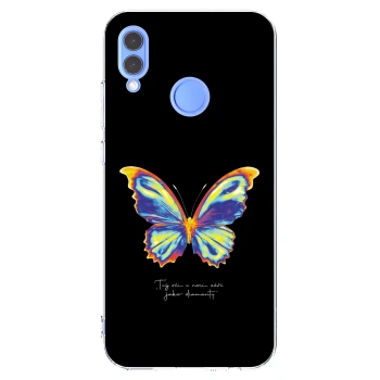 Picasee silikonowe przeźroczyste etui na Honor 10 Lite - Diamanty Black