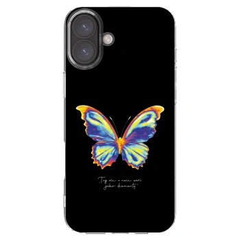 Picasee silikonowe przeźroczyste etui na Apple iPhone 16 Plus - Diamanty Black