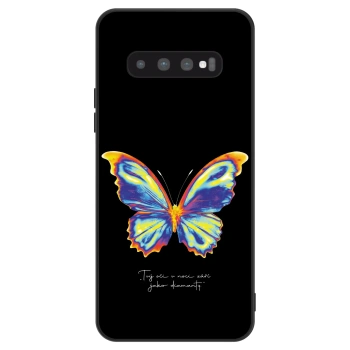 Etui na Samsung Galaxy S10 Plus G975 - Diamanty Black