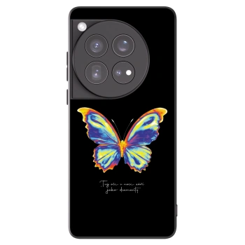 Picasee silikonowe czarne etui na OnePlus 12 5G - Diamanty Black