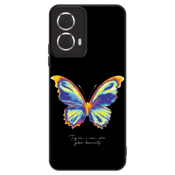 Etui na Motorola Moto G85 - Diamanty Black