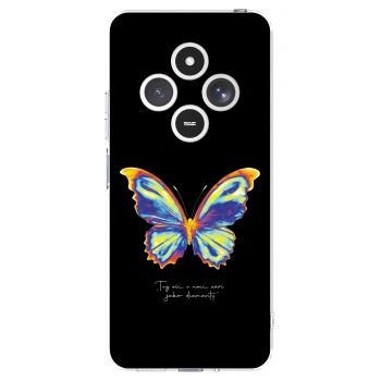 Picasee silikonowe przeźroczyste etui na Xiaomi Redmi 14C - Diamanty Black