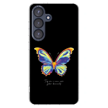 Picasee silikonowe przeźroczyste etui na Samsung Galaxy S25 5G - Diamanty Black
