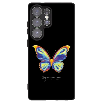 Picasee silikonowe czarne etui na Samsung Galaxy S25 Ultra 5G - Diamanty Black
