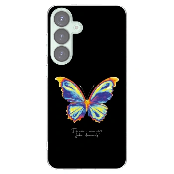 Picasee silikonowe przeźroczyste etui na Samsung Galaxy S25+ 5G - Diamanty Black