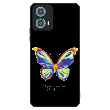 Etui na Motorola Moto G34 5G - Diamanty Black