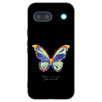 Picasee silikonowe czarne etui na Google Pixel 8a - Diamanty Black