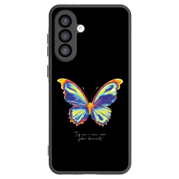 Picasee silikonowe czarne etui na Samsung Galaxy A26 5G A266B - Diamanty Black